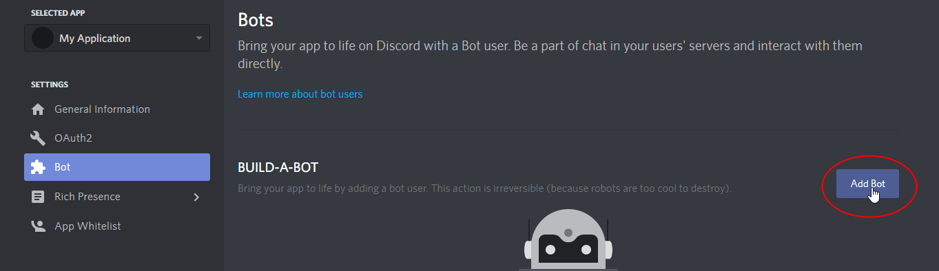 Creating a Bot Account